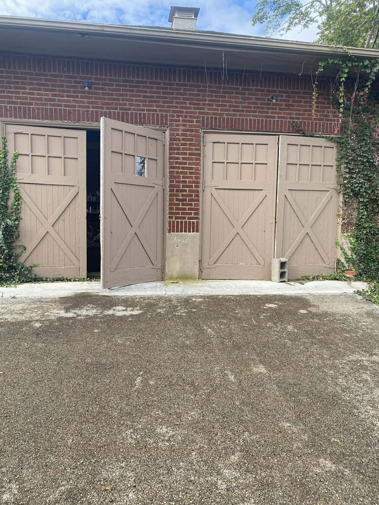 Carriage-style garage doors